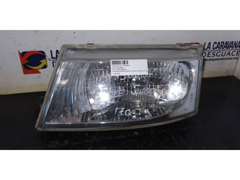 Recambio de faro izquierdo para mitsubishi space wagon (n30/n40) 2000 glx diesel referencia OEM IAM 11087094  