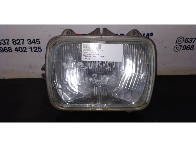 Recambio de faro izquierdo para mitsubishi l 300 (l0) referencia OEM IAM MB434385  