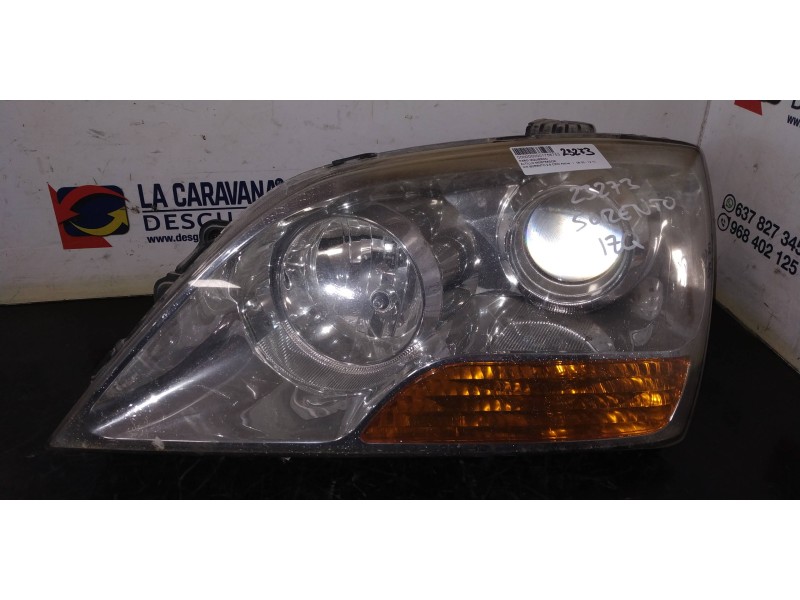Recambio de faro izquierdo para kia sorento 2.5 crdi active referencia OEM IAM   