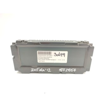 Recambio de pantalla multifuncion para opel zafira tourer expression referencia OEM IAM 13277072  