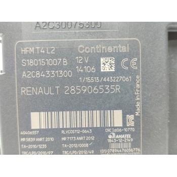 Recambio de conmutador de arranque para renault clio iv business referencia OEM IAM 285906535R  