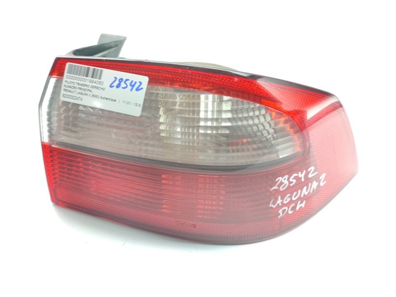 Recambio de piloto trasero derecho para renault laguna ii (bg0) authentique referencia OEM IAM 8200002474  