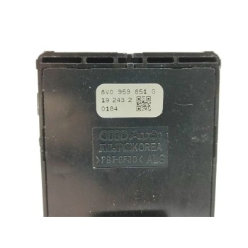 Recambio de mando elevalunas delantero izquierdo para audi a3 sedán (8vm) 30 tdi design referencia OEM IAM 8V0959851G  