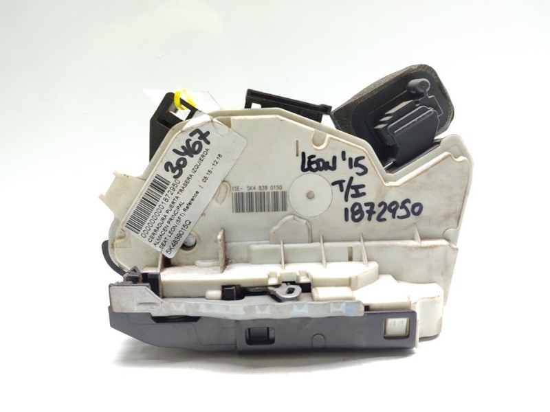 Recambio de cerradura puerta trasera izquierda para seat leon (5f1) reference referencia OEM IAM 5K4839015Q  