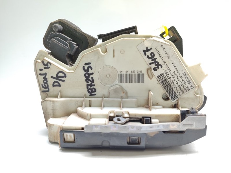 Recambio de cerradura puerta delantera derecha para seat leon (5f1) reference referencia OEM IAM 5K1837016E  