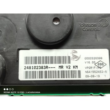 Recambio de cuadro instrumentos para dacia sandero comfort referencia OEM IAM 248102383R  