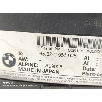 Recambio de pantalla multifuncion para bmw serie 3 berlina (e90) 330i referencia OEM IAM 65826966925  