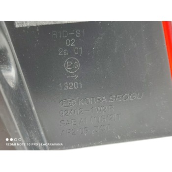 Recambio de piloto trasero derecho para kia rio drive referencia OEM IAM 924021W210  