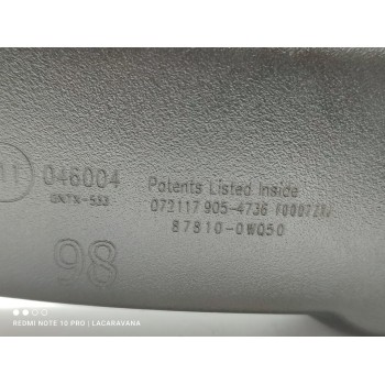 Recambio de espejo para toyota c-hr hybrid active referencia OEM IAM 878100W050  