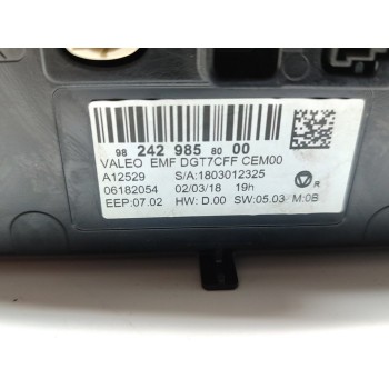 Recambio de pantalla multifuncion para peugeot 308 active referencia OEM IAM 9824298580  