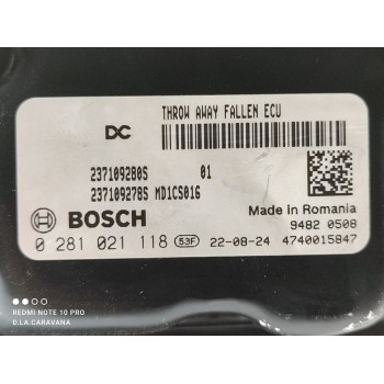 Recambio de centralita motor uce para renault trafic furgón l1h1 2,8t referencia OEM IAM 0281021118  