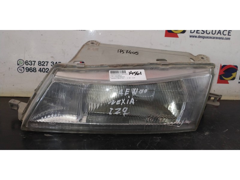 Recambio de faro izquierdo para daewoo nexia acro referencia OEM IAM   