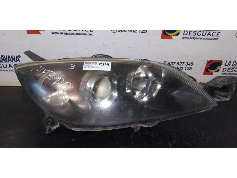 Recambio de faro derecho para mazda 3 berlina (bk) 1.6 crdt active referencia OEM IAM   
