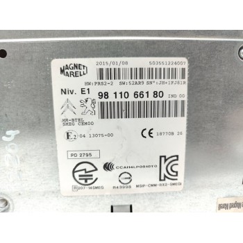 Recambio de sistema audio / radio cd para peugeot 208 access referencia OEM IAM 9811066180  