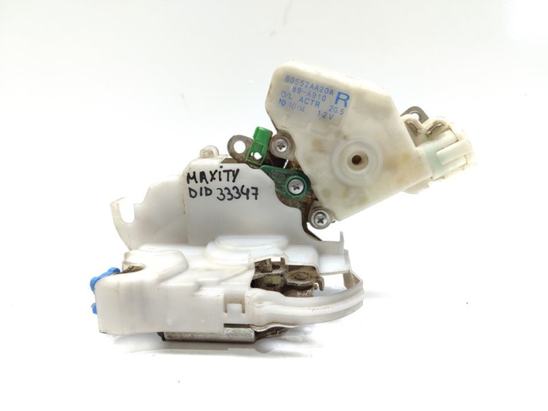 Recambio de cerradura puerta delantera derecha para renault maxity fg 130.35/45 referencia OEM IAM 80552AA20A  