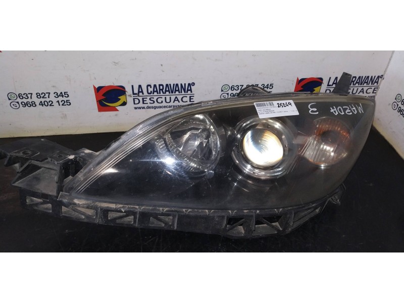Recambio de faro izquierdo para mazda 3 berlina (bk) 1.6 crdt active referencia OEM IAM   