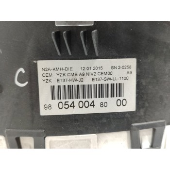 Recambio de cuadro instrumentos para peugeot 208 access referencia OEM IAM 9805400480  
