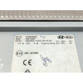 Recambio de sistema audio / radio cd para hyundai i10 (ac3) essence referencia OEM IAM 96160K78204X  