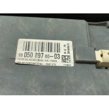 Recambio de pantalla multifuncion para citroën c4 picasso attraction referencia OEM IAM 9805089780  