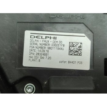 Recambio de pantalla multifuncion para citroën c4 picasso attraction referencia OEM IAM 9805089780  