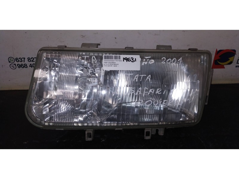 Recambio de faro izquierdo para tata safari 1900d referencia OEM IAM   