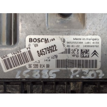 Recambio de centralita motor uce para peugeot 307 cc (s1) 1.6 referencia OEM IAM 9659901480  