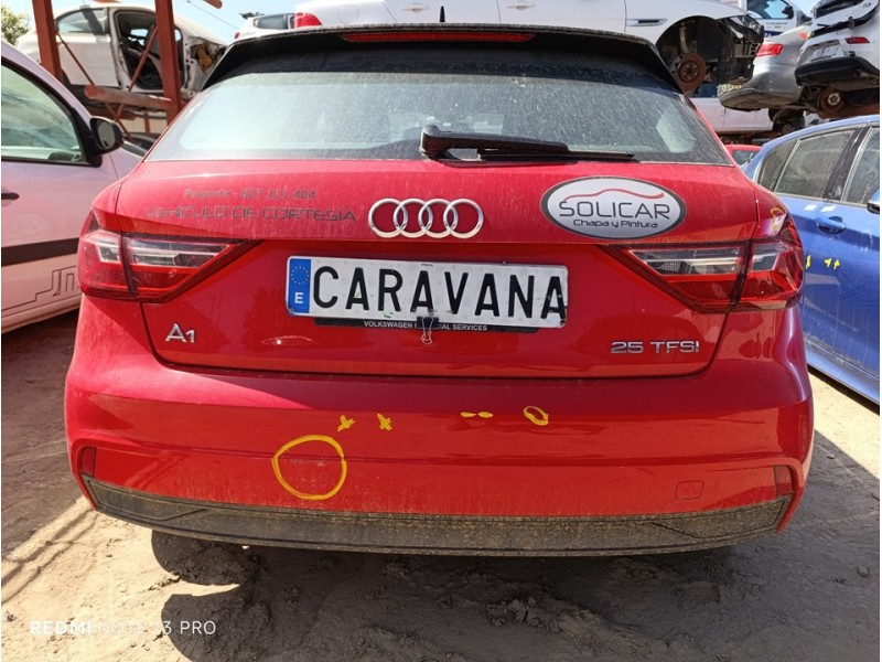 Recambio de paragolpes trasero para audi a1 sportback (gba) 25 tfsi advanced referencia OEM IAM 82A807067  