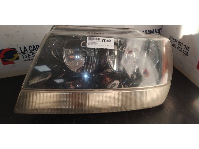 Recambio de faro izquierdo para jeep gr.cherokee (wj/wg) 3.1 td laredo referencia OEM IAM   
