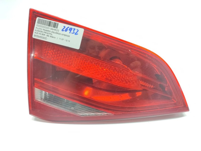 Recambio de piloto trasero izquierdo interior para audi a4 ber. (b8) básico referencia OEM IAM 8K5945093D  