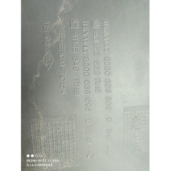 Recambio de moldura para opel vivaro furgón/combi (07.2006 =>) furgón 2.7t l1h1 referencia OEM IAM 8200326368D  