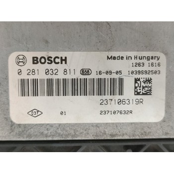 Recambio de centralita motor uce para dacia dokker ambiance referencia OEM IAM 0281032811  