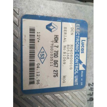 Recambio de centralita motor uce para renault kangoo (f/kc0) 1.4 rapid plus referencia OEM IAM HOM7700115802  
