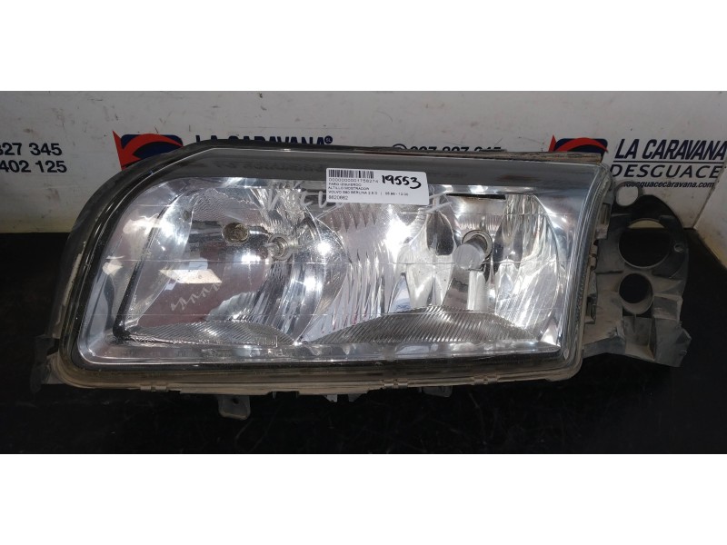 Recambio de faro izquierdo para volvo s80 berlina 2.5 d referencia OEM IAM 8620662  