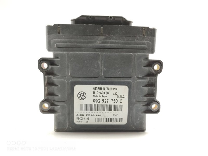 Recambio de centralita cambio automatico para audi a3 (8p) 2.0 fsi ambiente referencia OEM IAM 09G927750C  