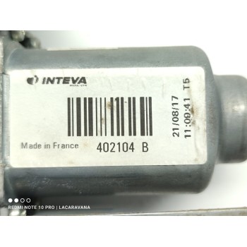 Recambio de elevalunas delantero derecho para citroën berlingo cuadro l2 referencia OEM IAM 402104B  