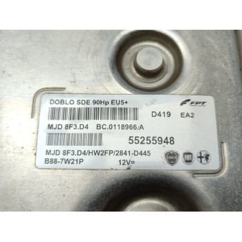 Recambio de centralita motor uce para fiat doblo cargo basis kasten referencia OEM IAM 55255948  
