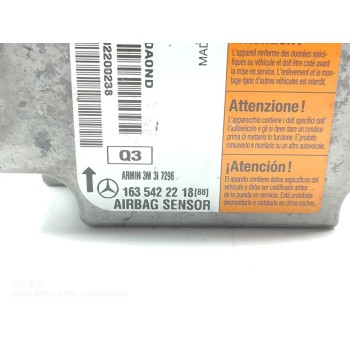 Recambio de centralita airbag para mercedes-benz clase m (w163) 270 cdi (163.113) referencia OEM IAM 1635422218  
