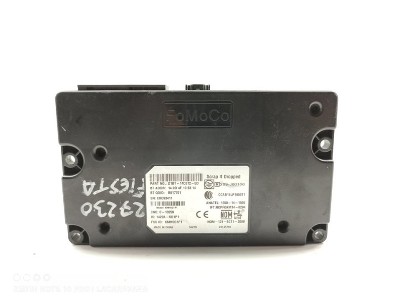 Recambio de modulo electronico para ford fiesta (ccn) ambiente referencia OEM IAM D1BT14D212ED  