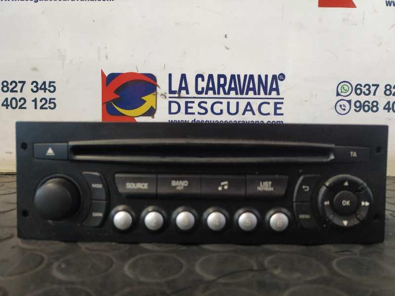 Recambio de sistema audio / radio cd para citroën c3 exclusive referencia OEM IAM 98041626XT  