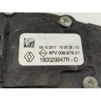 Recambio de pedal acelerador para renault captur limited referencia OEM IAM 180029347R  