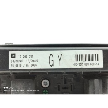 Recambio de caja reles / fusibles para opel astra h berlina enjoy referencia OEM IAM 13206751  