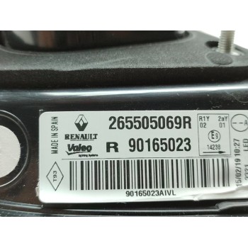 Recambio de piloto trasero derecho interior para renault kadjar life referencia OEM IAM 265505069R  