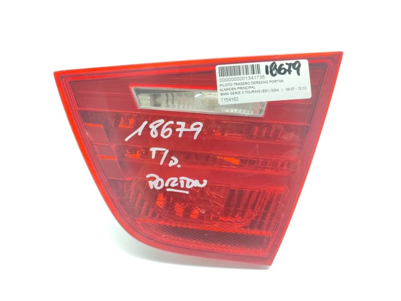 Recambio de piloto trasero izquierdo interior para bmw serie 3 touring (e91) 320d referencia OEM IAM 7154162  