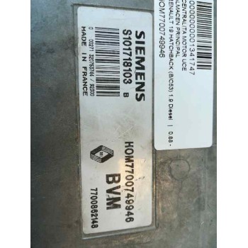 Recambio de centralita motor uce para renault 19 hatchback (b/c53) 1.9 diesel referencia OEM IAM HOM7700749946  