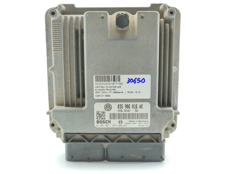 Recambio de centralita motor uce para seat leon (1p1) reference referencia OEM IAM 0281011884  