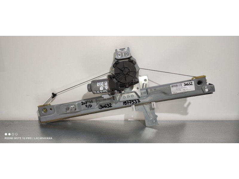 Recambio de elevalunas delantero derecho para peugeot 207 confort referencia OEM IAM 9681182280  