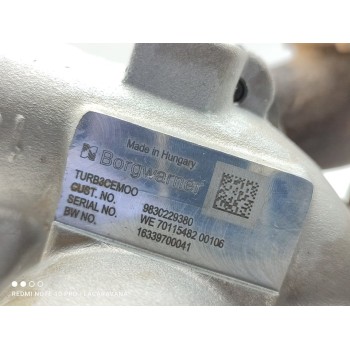 Recambio de turbocompresor para peugeot 208 (p2) allure referencia OEM IAM 9830229380  