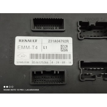 Recambio de modulo electronico para renault clio iv authentique referencia OEM IAM 231A04792R  