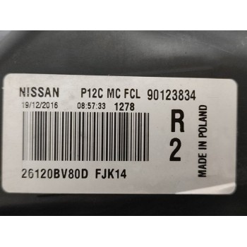 Recambio de piloto delantero derecho para nissan juke (f15) acenta referencia OEM IAM 26120BV80D  