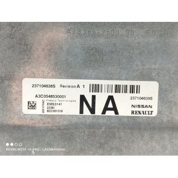 Recambio de centralita motor uce para dacia sandero iii stepway comfort referencia OEM IAM 237104638S  